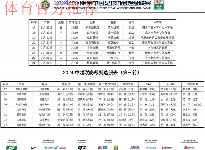 中国足协聘请外籍裁判执法中超收官阶段关键场次 中国足协聘请外籍裁判执法中超收官阶段关键场次